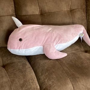 Adorable pink narwhal stuffed animal